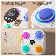 Smart Punching Boxing Electronic Music Machine Home Training Bluetooth With LED.